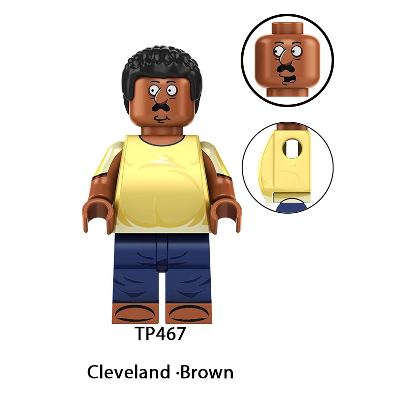 TP1057 Series Family Guy Mini Anime Frieren Action Figure Peter Griffin Building Blocks Meg Stewie Lois  Joe Children Gift Toys