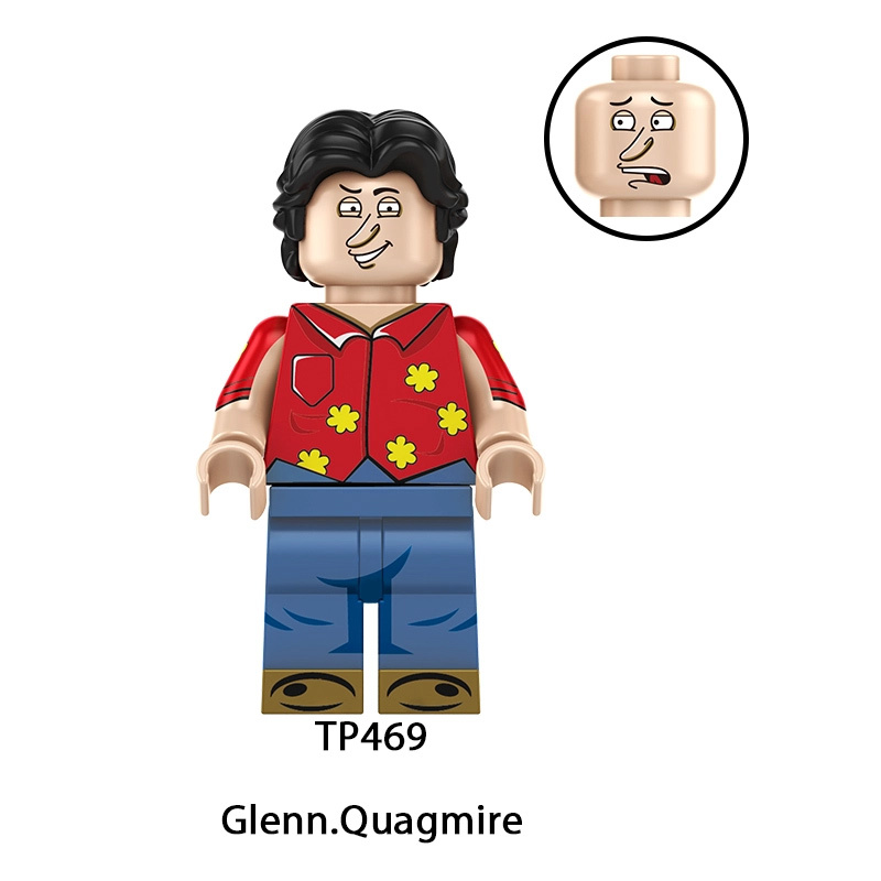 TP1057 Series Family Guy Mini Anime Frieren Action Figure Peter Griffin Building Blocks Meg Stewie Lois  Joe Children Gift Toys
