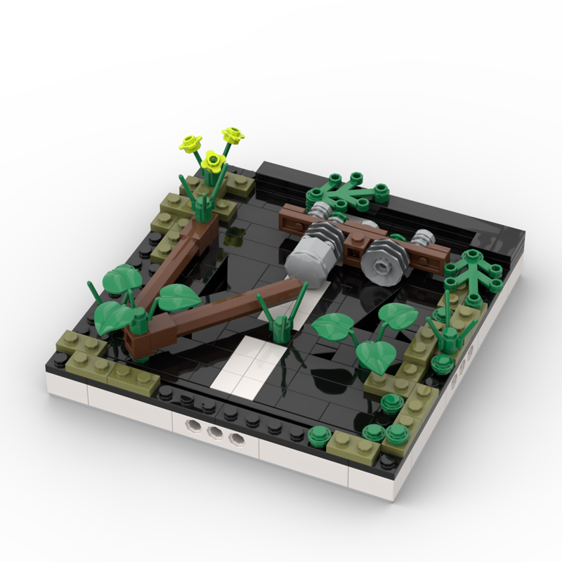 MOC City Series Medival Castle Building Blocks Village Street Flag Model Tree Map Military Knight Accessories Parts Toys Gift