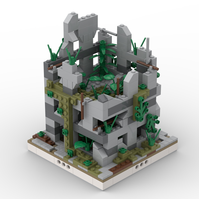 MOC City Series Medival Castle Building Blocks Village Street Flag Model Tree Map Military Knight Accessories Parts Toys Gift