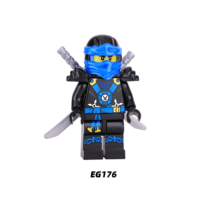  EG181-186 Phantom Ninja Game Series Weapon Minifigs Building Blocks Accessories Shield Sword Lloyd Nya Smith Compatible Toys Boys