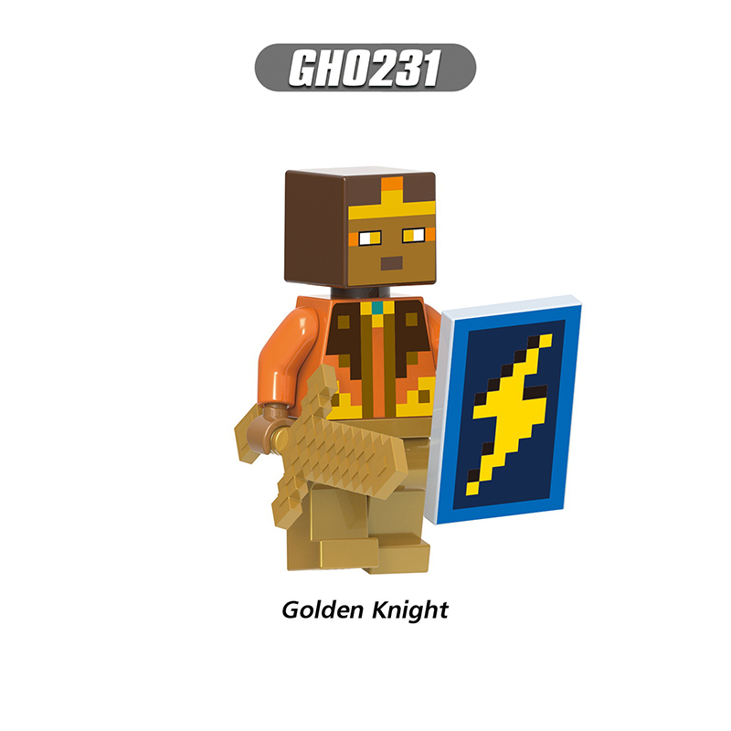 G0105 Minecraft Series Minifigures Building Blocks Zombie Villager Ninja Tamer Fox Game Accessories Brick Model Toy Gift For Kid