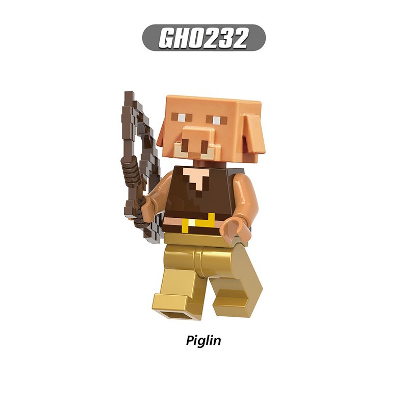 G0105 Minecraft Series Minifigures Building Blocks Zombie Villager Ninja Tamer Fox Game Accessories Brick Model Toy Gift For Kid
