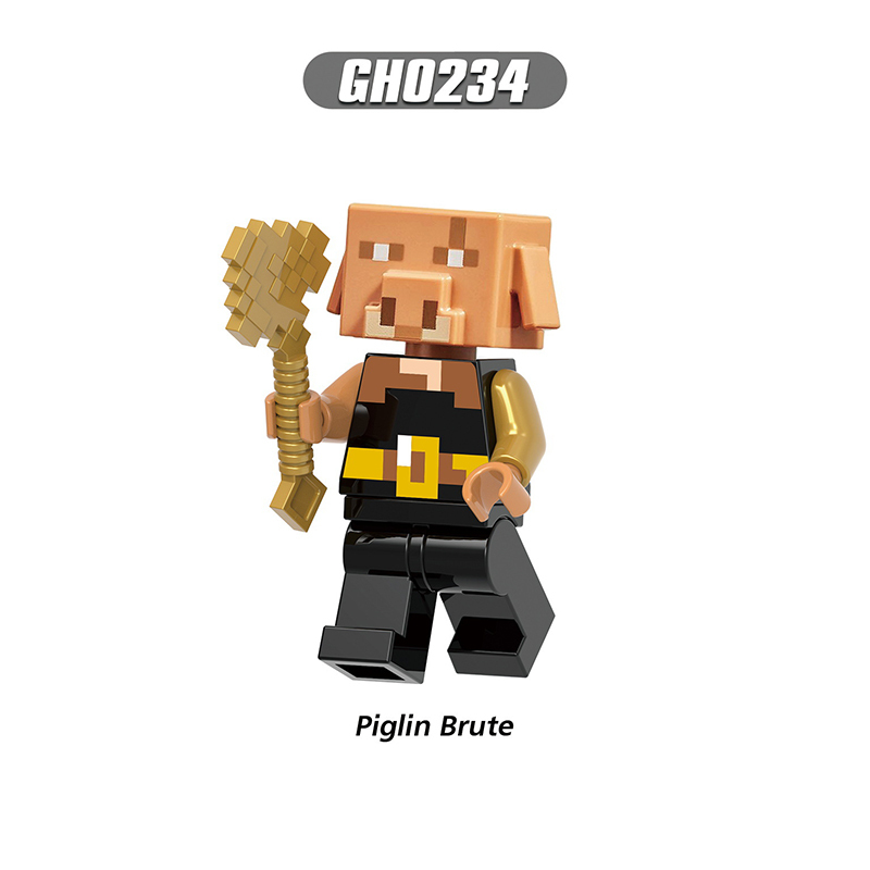 G0105 Minecraft Series Minifigures Building Blocks Zombie Villager Ninja Tamer Fox Game Accessories Brick Model Toy Gift For Kid