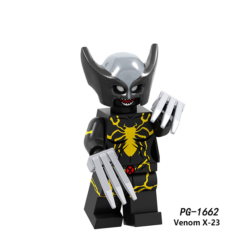 TV6207 Marvel DC Super Hero Wolverine Riot Action Figures Deadpool Minifigs Building Blocks Model Collection Toys Children Gifts