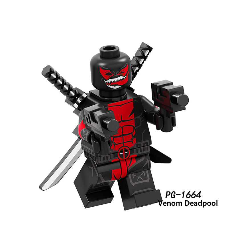 TV6207 Marvel DC Super Hero Wolverine Riot Action Figures Deadpool Minifigs Building Blocks Model Collection Toys Children Gifts