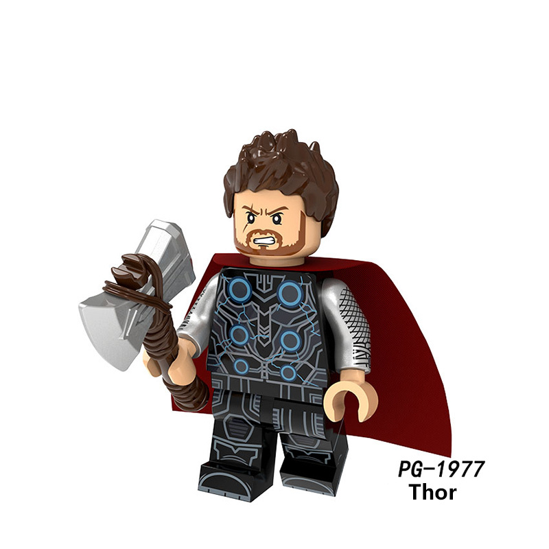 WM6054 Marvel DC Series Captain America Thor Action Figures Hulk Iron Man Building Blocks Black Widow Minifig Children Gifts Toys