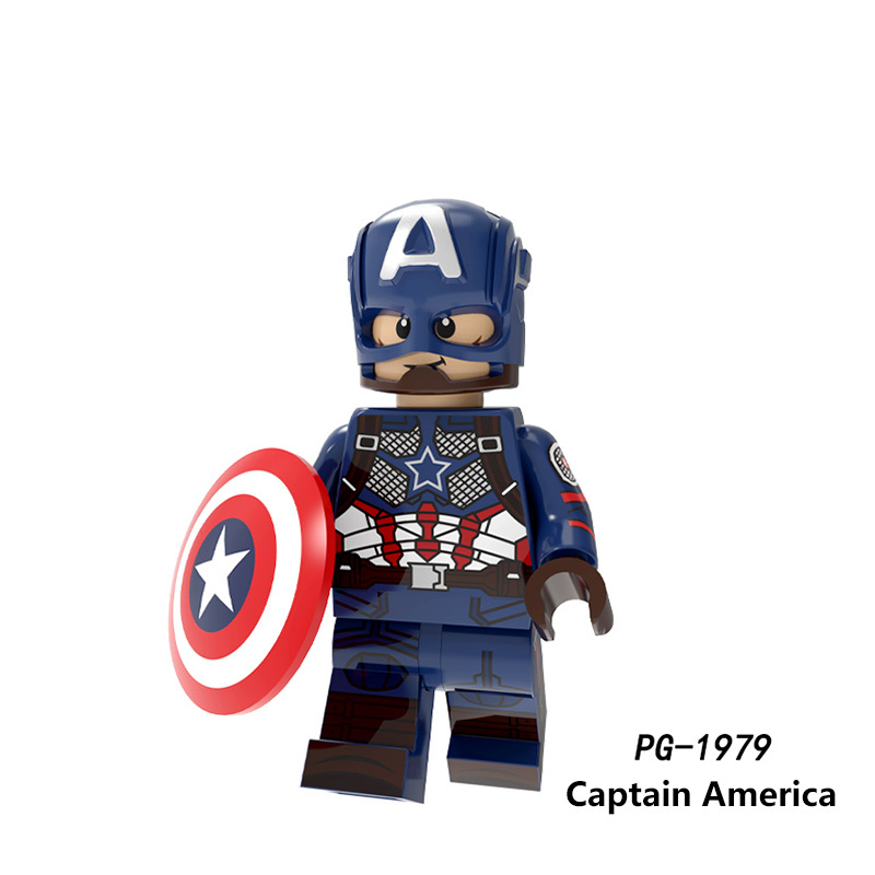 WM6054 Marvel DC Series Captain America Thor Action Figures Hulk Iron Man Building Blocks Black Widow Minifig Children Gifts Toys