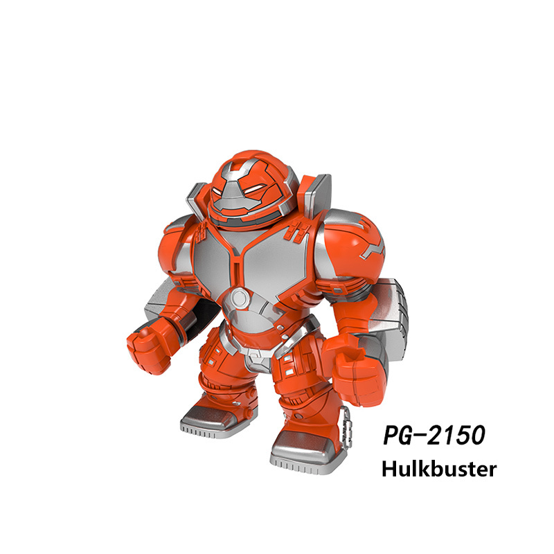 AF342-355  America Disney Marvel superhero series Rhino Zombie Hulk DC Comics Minifigurs Building Blocks Avengers Thanos Action Iron Models Toys Gift