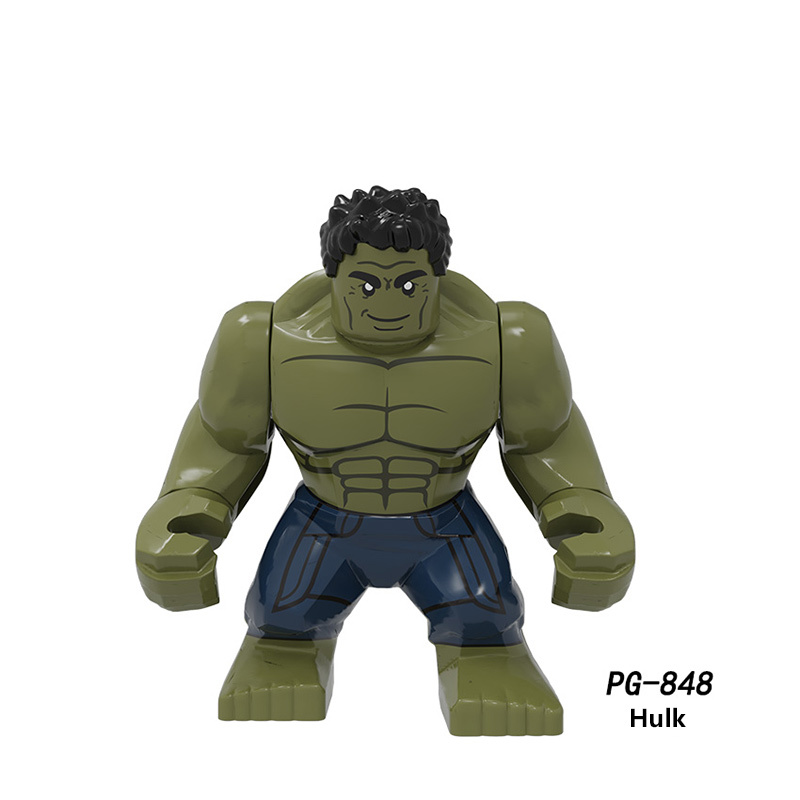 PG8260 America Marvel superhero Black Panther Hulk DC Comics Minifigurs Building Blocks Iron Patriot Captain America Action Iron Models Toys Gift