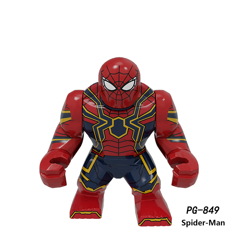 PG8260 America Marvel superhero Black Panther Hulk DC Comics Minifigurs Building Blocks Iron Patriot Captain America Action Iron Models Toys Gift