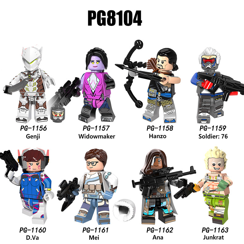 PG8073 Phantom Ninja Game Series Weapon Gamaton Minifigs Building Blocks Accessories Shield Sword Lloyd Nya Smith Compatible Toys Boys