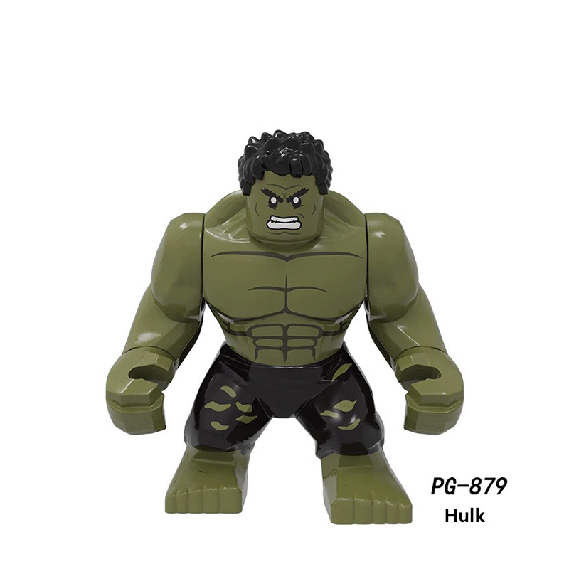 PG8262 America Marvel superhero Black Groot Red Hulk DC Comics Minifigurs Building Blocks Iron Man Captain America Action Iron Models Toys Gift