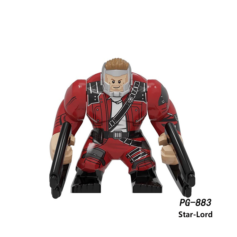 PG8262 America Marvel superhero Black Groot Red Hulk DC Comics Minifigurs Building Blocks Iron Man Captain America Action Iron Models Toys Gift