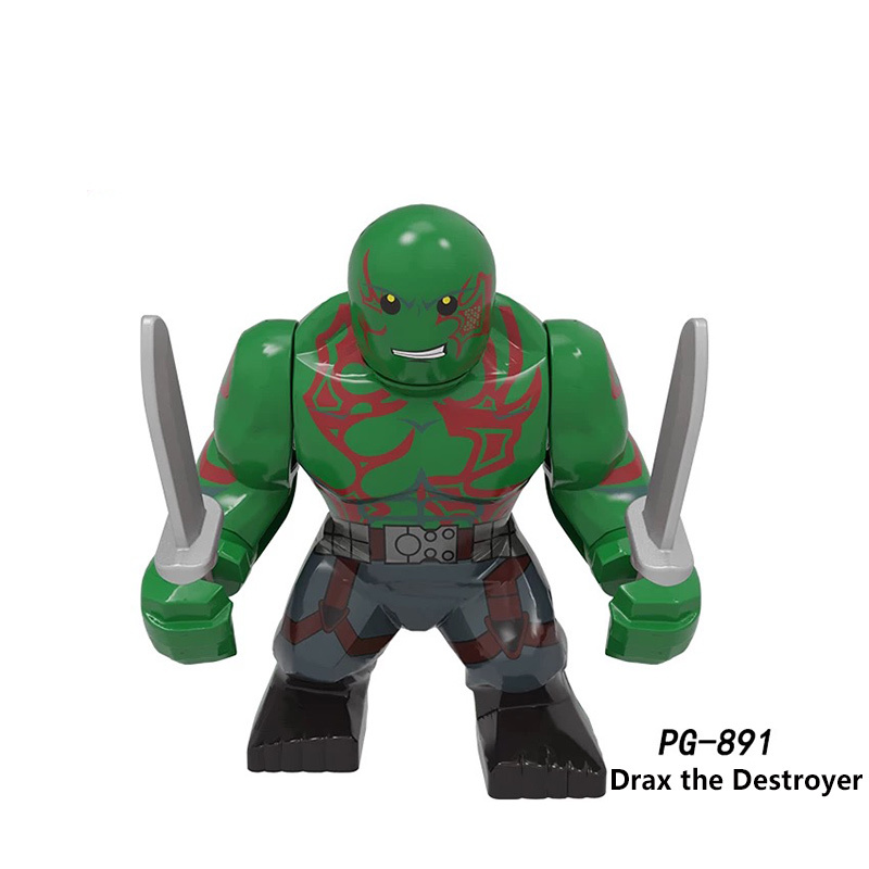 PG8263 America Marvel superhero Black Groot Red Hulk DC Comics Minifigurs Building Blocks Iron Man Captain America Action Iron Models Toys Gift