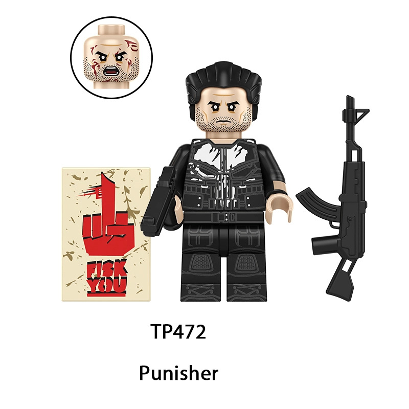 TP1058 Marvel DC Super Hero Marvel  Action Figures Jessica Jones Iron Fist Daredevil Minifigs Building Blocks Punisher Toys Children Gifts