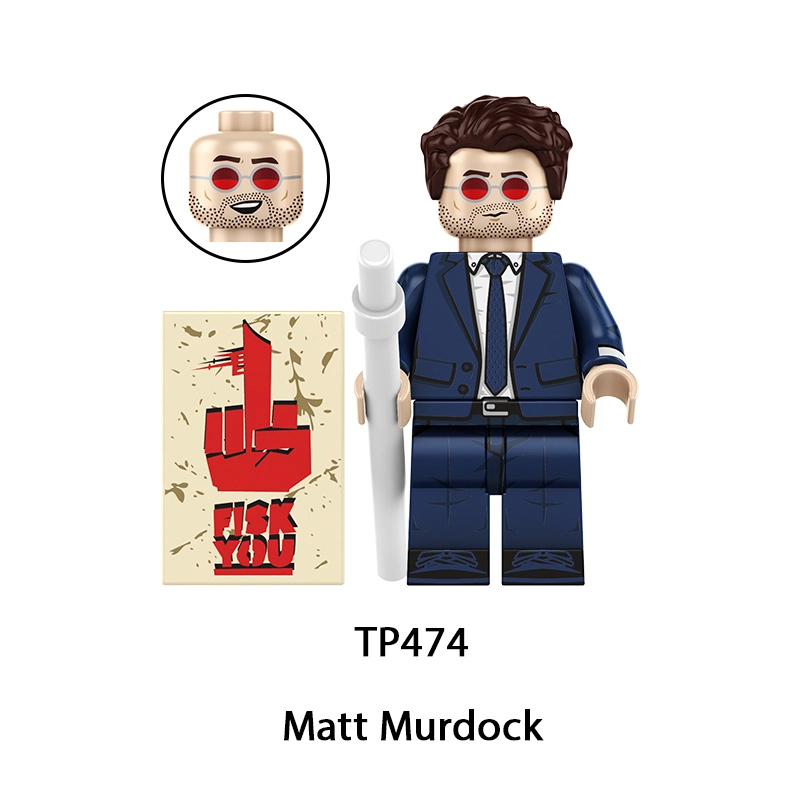 TP1058 Marvel DC Super Hero Marvel  Action Figures Jessica Jones Iron Fist Daredevil Minifigs Building Blocks Punisher Toys Children Gifts