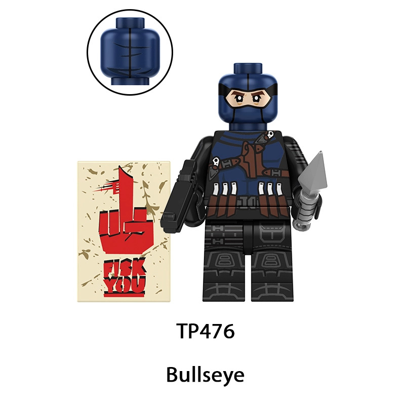 TP1058 Marvel DC Super Hero Marvel  Action Figures Jessica Jones Iron Fist Daredevil Minifigs Building Blocks Punisher Toys Children Gifts