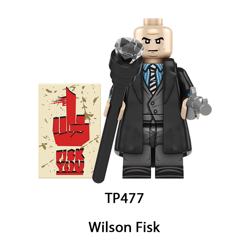 TP1058 Marvel DC Super Hero Marvel  Action Figures Jessica Jones Iron Fist Daredevil Minifigs Building Blocks Punisher Toys Children Gifts