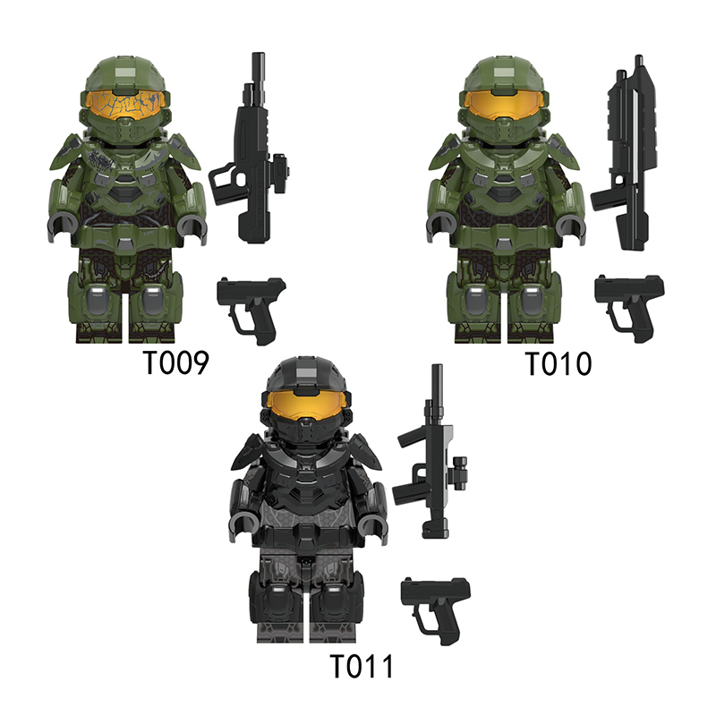 GP801 Game for Peace Power Mecha Minifigs Building Blocks Character Power Mech Weapon Gun Knife Bag Accessories Toys Gift