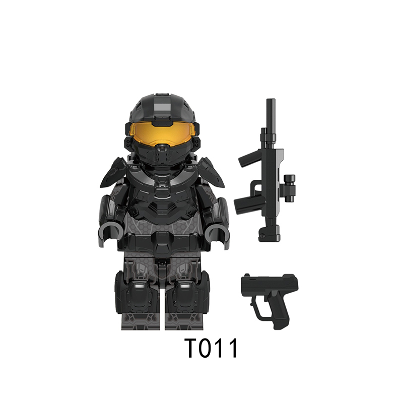 GP801 Game for Peace Power Mecha Minifigs Building Blocks Character Power Mech Weapon Gun Knife Bag Accessories Toys Gift