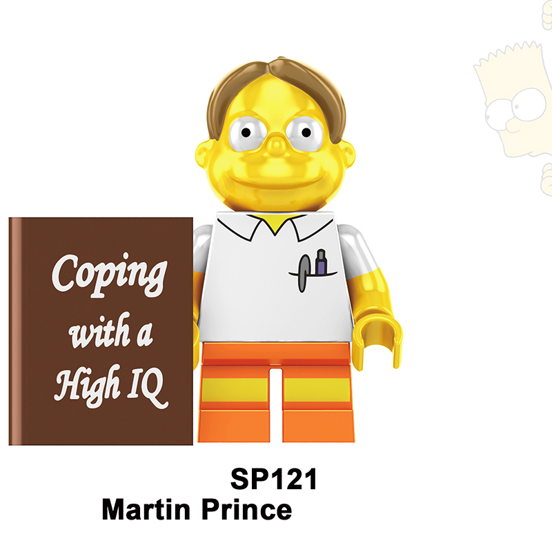 KF139 KF519-524 MOC American Cartoon The Simpsons Minifigs Buildiing Blocks Marge Homer Action Figure Toys Gift Children SP10-133