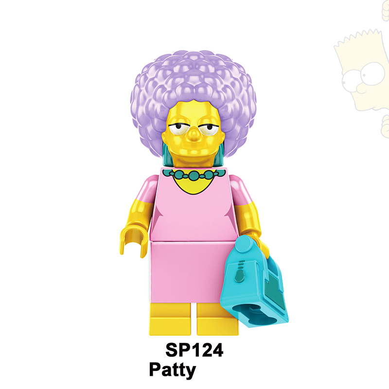 KF139 KF519-524 MOC American Cartoon The Simpsons Minifigs Buildiing Blocks Marge Homer Action Figure Toys Gift Children SP10-133