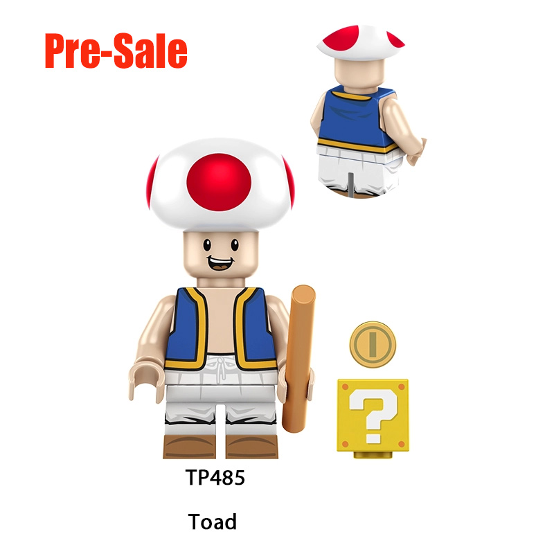 Mario Minifigs Bricks Princess Peach Yoshi Hat Accessories Conpatible