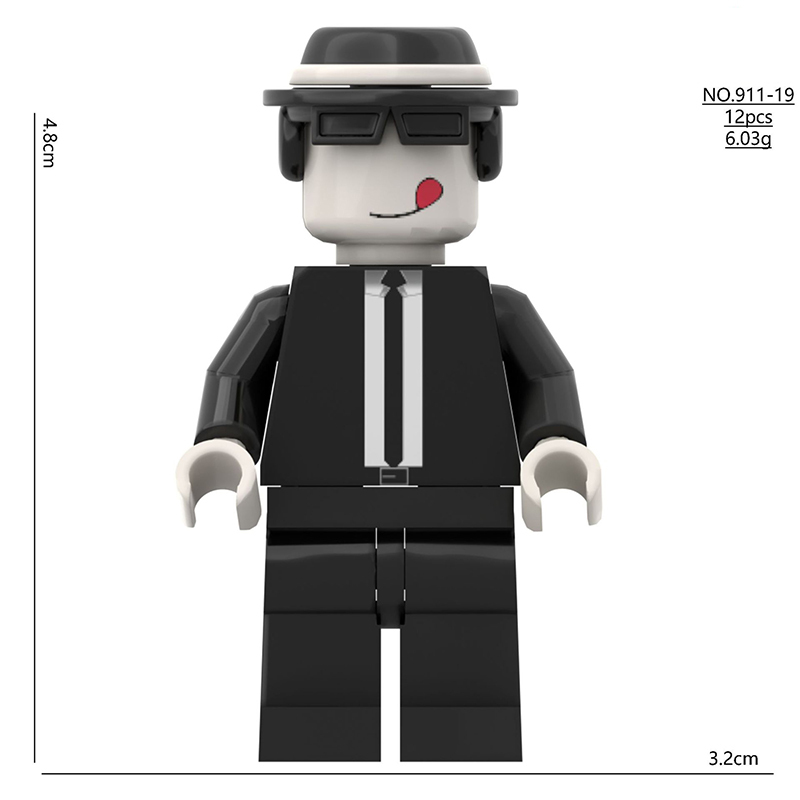 911-13 911-14 911-15 Game Roblox Brainrot Action Figures Games Building Blocks Goat Monster Cartoon Hallownest Children Toys Halloween Gifts