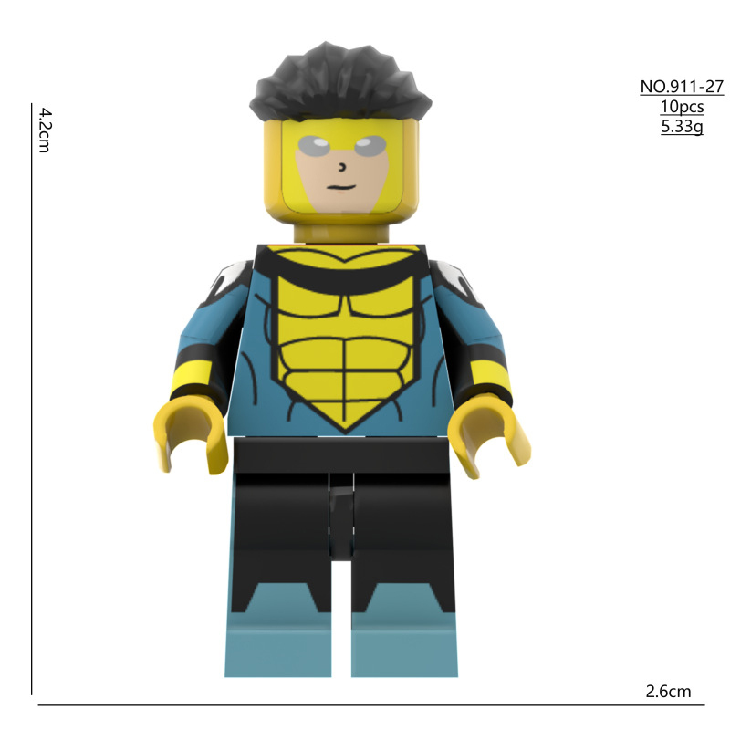 TV6205 Marvel DC Super Hero Deadpool Action Figures Wolverine Riot Minifigs Building Blocks Model Collection Toys Children Gifts