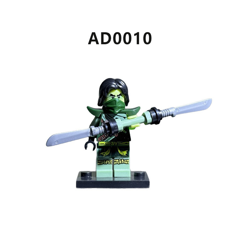 AD0009 Anime Game Series Ninjago Lord Krakenskull Minifigs Building Blocks Jay Nya Robi Wildfire Compatible Toys Boys