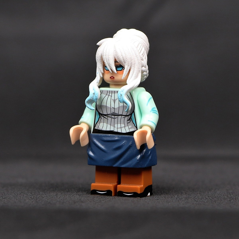 RX6501 MOC City Horror Series Chinese Acient Wudang Taoist Minifigs Building Blocks Patient Outfit Building Figure  Model Ghost Toys Boys