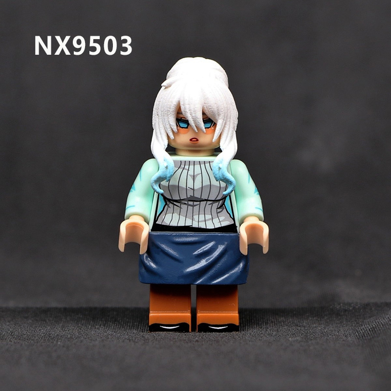 RX6501 MOC City Horror Series Chinese Acient Wudang Taoist Minifigs Building Blocks Patient Outfit Building Figure  Model Ghost Toys Boys