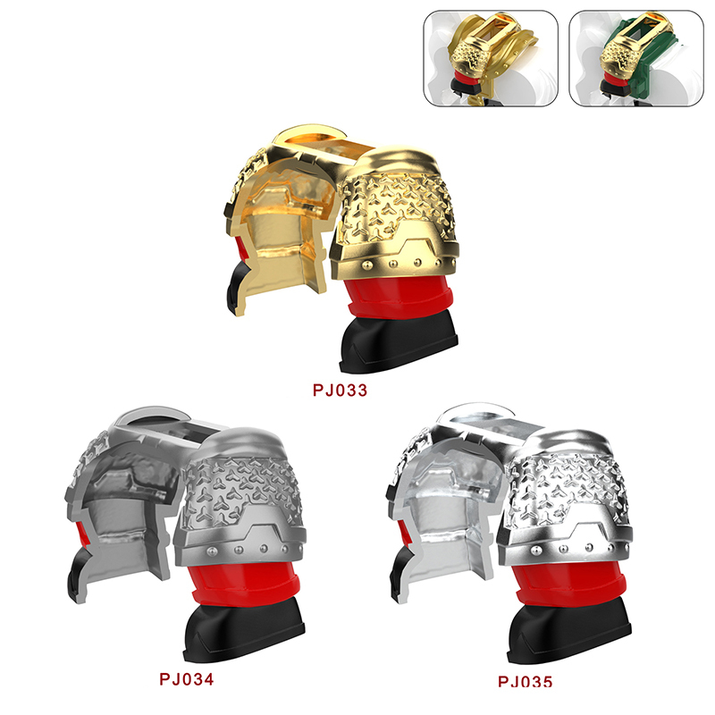M141-143 Medieval Series Gothic War Horse Building Blocks Army Soldiers Knight Infantry Sword Shield Helmet Boy Toys