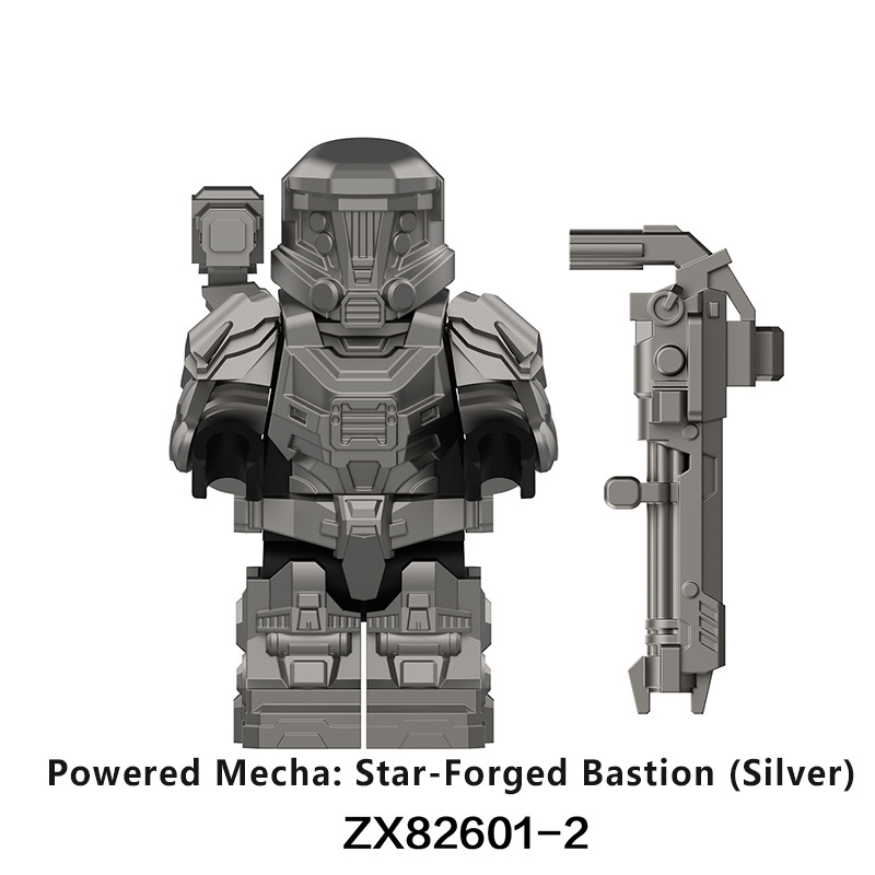 ZX82502 City MOC Military Delta Operator - Deep Blue (Desert Yellow) Army Minifigs Building Blocks Gun Heavy Weapon Gun Helmet Vest Toys Boys Gifts