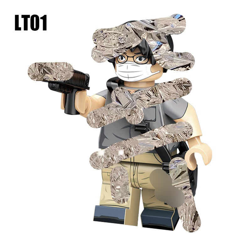Modern Military Army Soldier Minifigure Tactical Special Forces Gun Weapon Building Blocks Toy Gift for Kids Compatible LT01