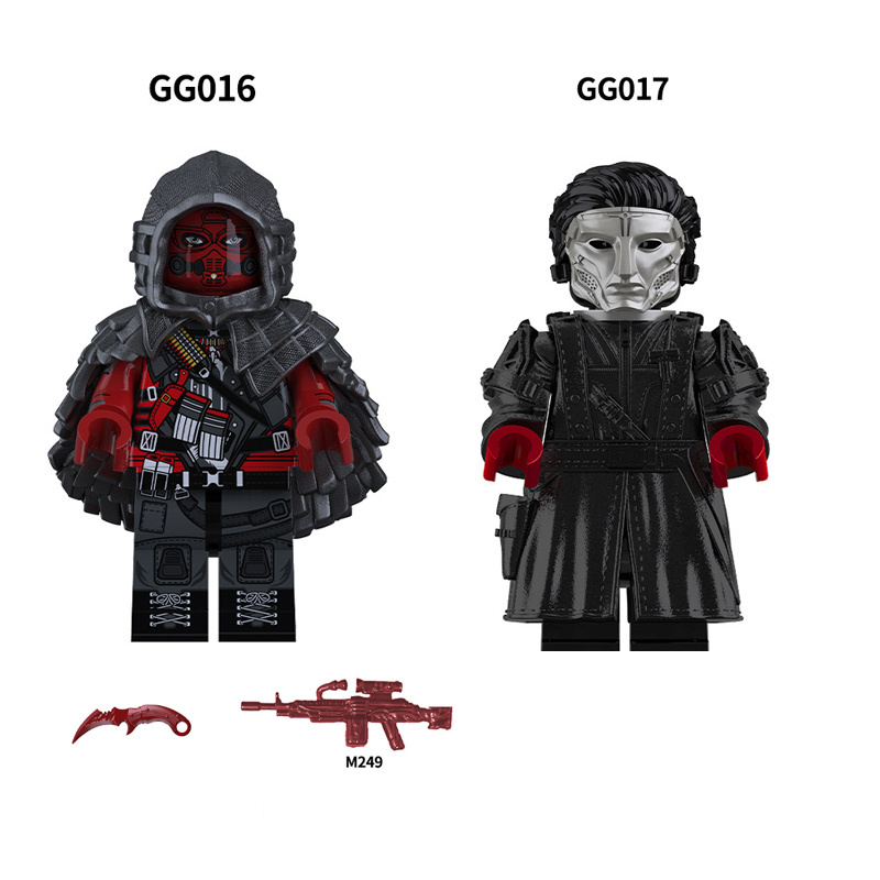 GG016 Military Special Forces SWAT Minifigure Delta Operator Soldier Tactical Army Building Blocks Figure Compatible Lego Toy Gift