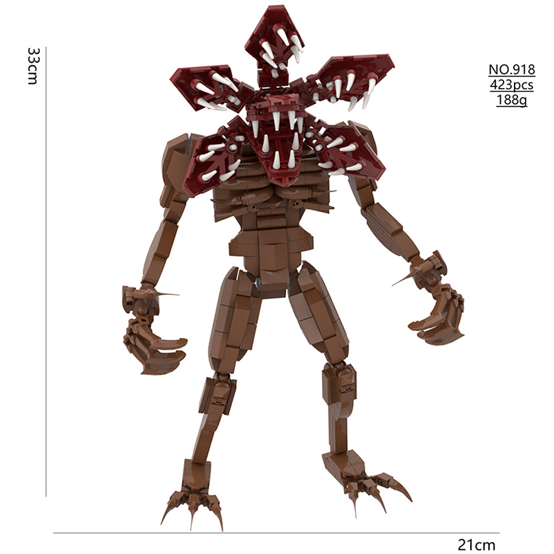 Stranger Things Demogorgon Flower Building Blocks 423/453PCS MOC