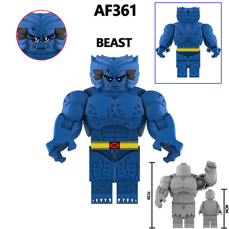 America Disney Marvel superhero series Rhino Zombie Hulk DC Comics Minifigurs Building Blocks Avengers Toys Gift AF360-363