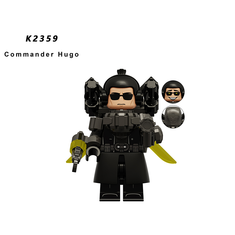 KDL844 Web Anime Female Voice Person Building Blocks Big Speaker Man Astronomical Hunter Minifigs Lightning Children Gifts Toys Boys