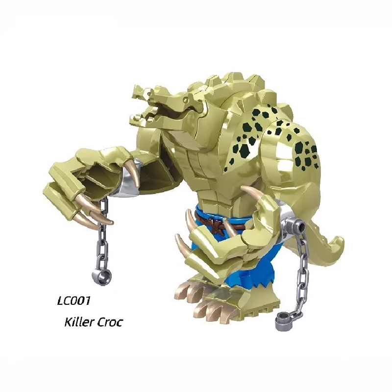 KF998 Marvel Series Loki Action Figures Superhero Building Blocks DC Minifigs Crocodile Model Alligator Compatible Children Toys Gifts