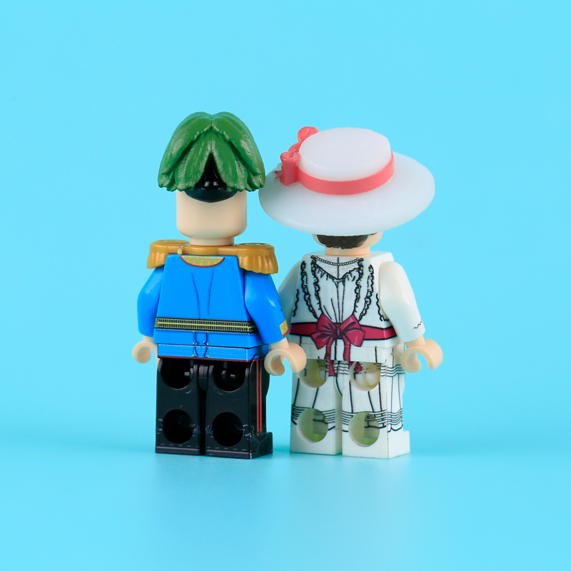 WW1 British Army Soldier Minifigures Set Machine Gunner Grenadier Assistant Gunner Military Building Blocks Collectible Toy Gift MTZ035-038