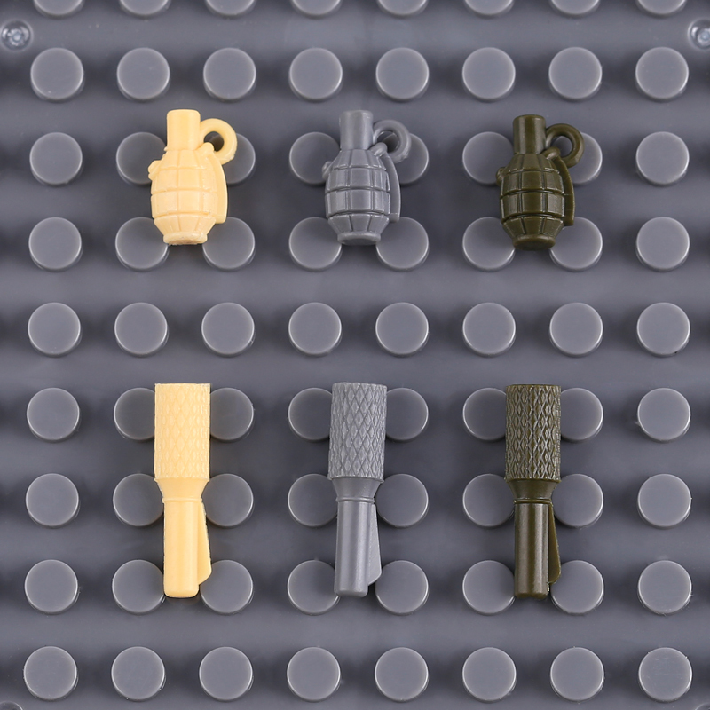 WW1 British Mills Bomb Russian Imperial Russian Model 1914 Grenade Minifigs Accessories Military Brick Weapon Building Blocks Toy Set