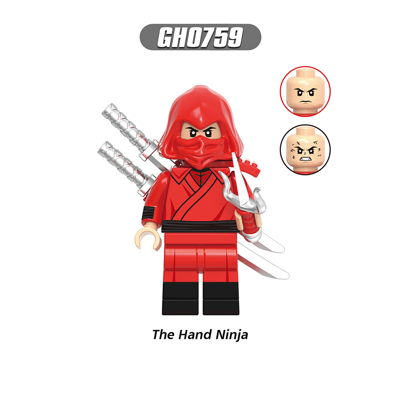 Marvel Rivals Action Figures Building Blocks Elektra Iron Fist Bullseye Minifigs Blocks Children Toys Gifts G0197