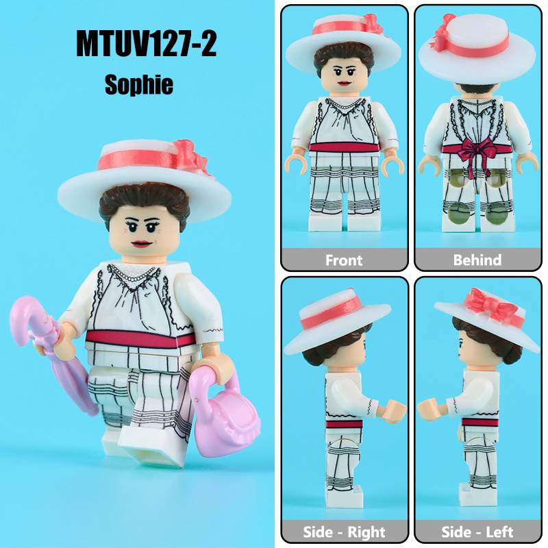 WW1 Archduke Franz Ferdinand of Austria Sphoie Minifigs Austro-Hungarian Royal Couple Military History Building Blocks Toy MTUV127