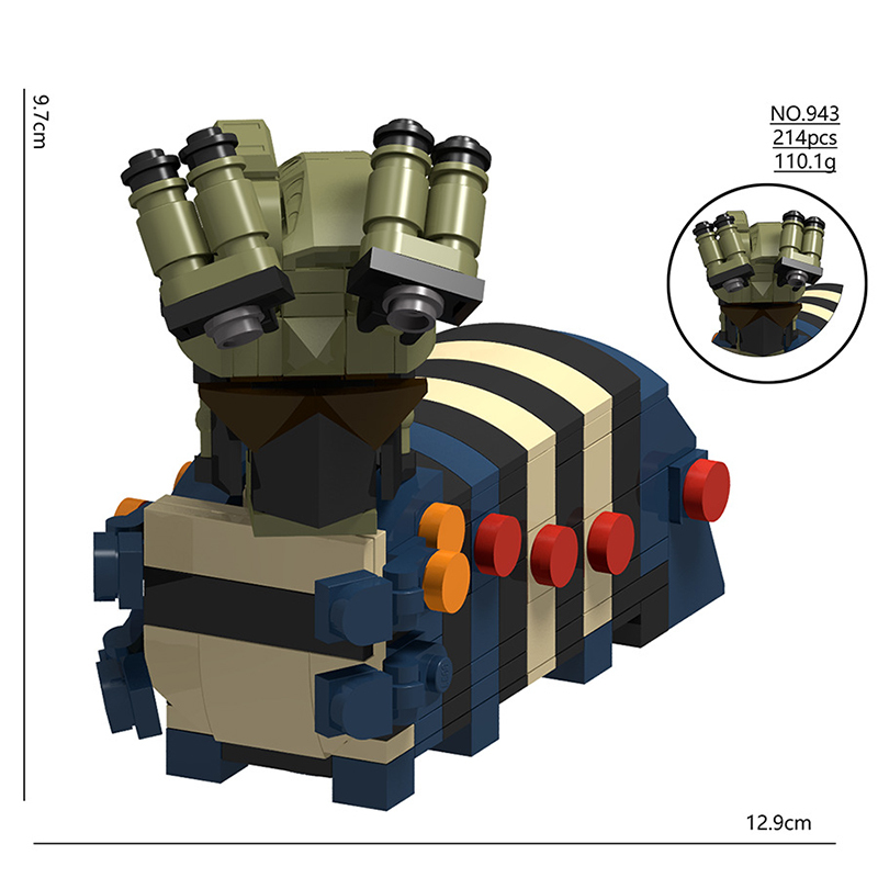 MOC Game Operation Delta Delta Tactical Insect Mecha Building Blocks Cyber Bug Model Bricks Set Military Sci-Fi Display Toy Gift 943 944 945 946