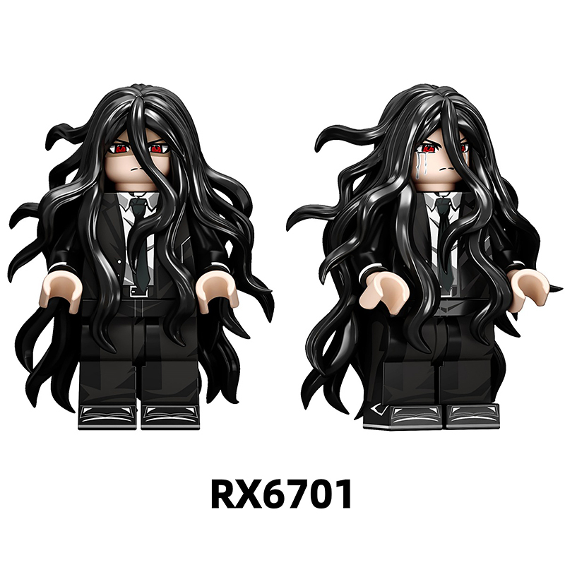 Danganronpa Minifigs Set Hajime Hinata Izuru Kamukura Anime Brick Building Blocks Toy Display Collectible Gift  RX6701 RX6702