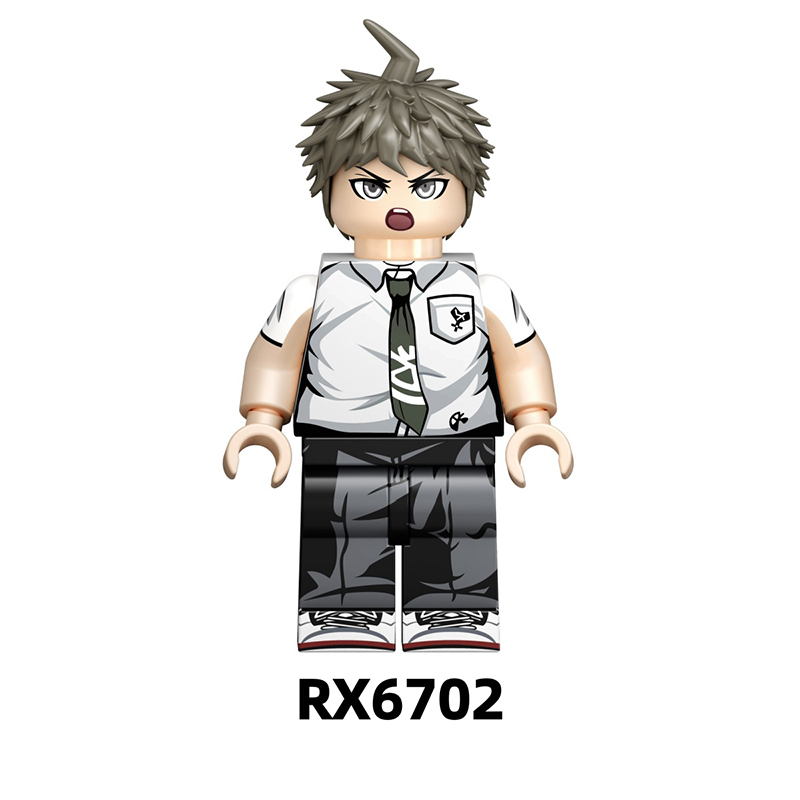 Danganronpa Minifigs Set Hajime Hinata Izuru Kamukura Anime Brick Building Blocks Toy Display Collectible Gift  RX6701 RX6702
