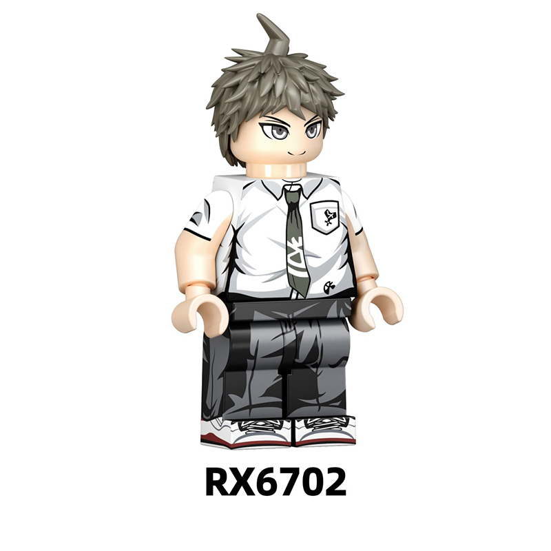 Danganronpa Minifigs Set Hajime Hinata Izuru Kamukura Anime Brick Building Blocks Toy Display Collectible Gift  RX6701 RX6702