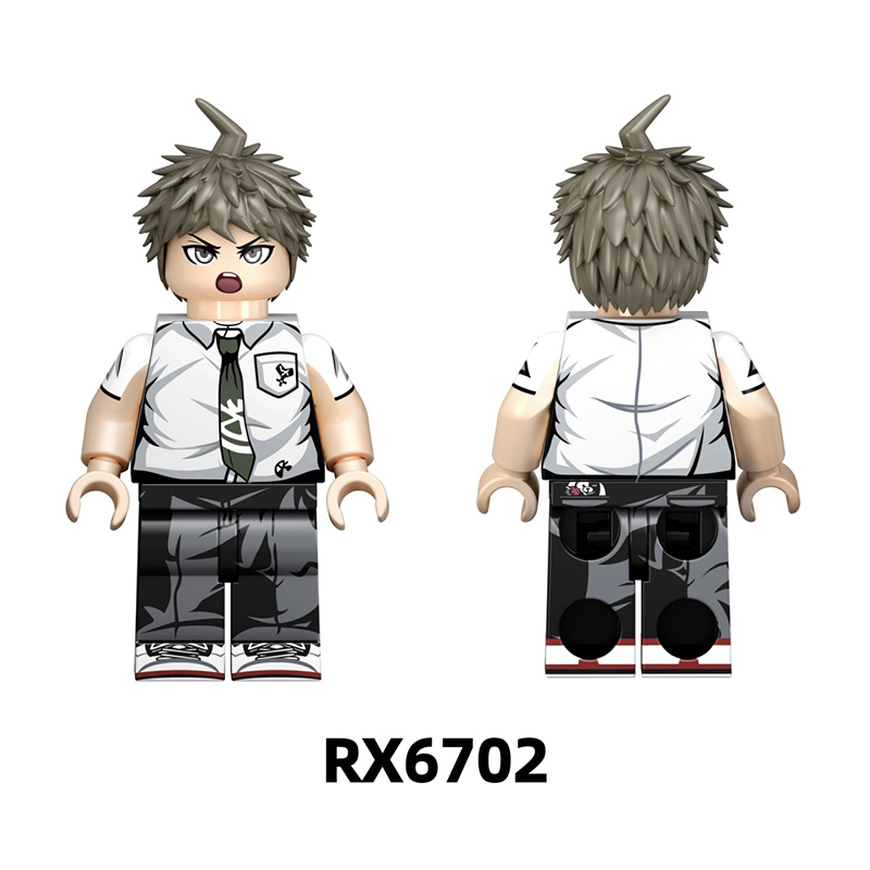 Danganronpa Minifigs Set Hajime Hinata Izuru Kamukura Anime Brick Building Blocks Toy Display Collectible Gift  RX6701 RX6702